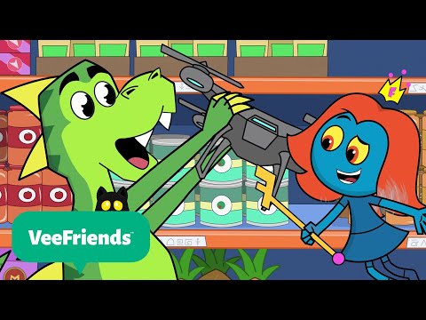 A Timed Challenge Gone Hilariously Wrong! | Vee Friends 🐈‍⬛ | Funny Animal Cartoons For Kids
