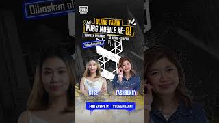 Ulang Tahun PUBG MOBILE 8 di hoskan oleh Rose & TashBunny!