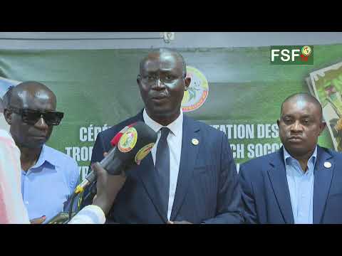 Présentation des trophées de la CAN Beach Soccer  et du Tournoi UFOA A U17