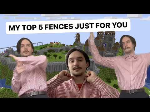 Top 5 EASY FENCES (sigma) in Minecraft ✔