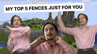 Top 5 EASY FENCES (sigma) in Minecraft ✔