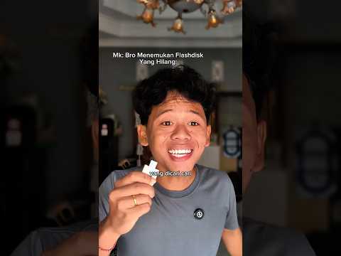 Ketika Bro Menemukan Flashdisk Yang Hilang😂😭 #ibxygy