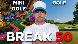 Can I Beat the HARDEST Golf Challenge?? (Break 50)