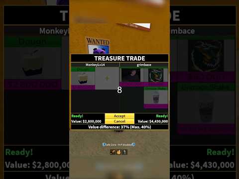 INSANE TRADE FOR MY DOUGH FRUIT 🔥🤯 #bloxfruits #roblox