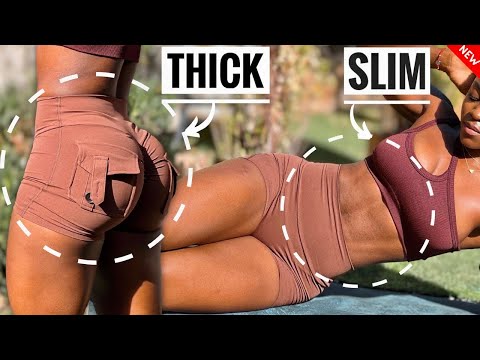 2 IN 1. 20 Min SLIM THICK, BUBBLE BUTT, FLAT ABS In One Set Workout At Home, No Equipments