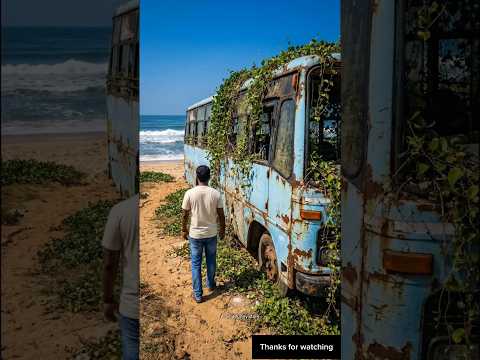 City man built a home inside an old bus 😍 | mini wood toys | wooden craft #ai #craft