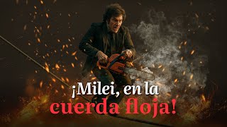Gobierno de Javier Milei en la cuerda floja en Argentina