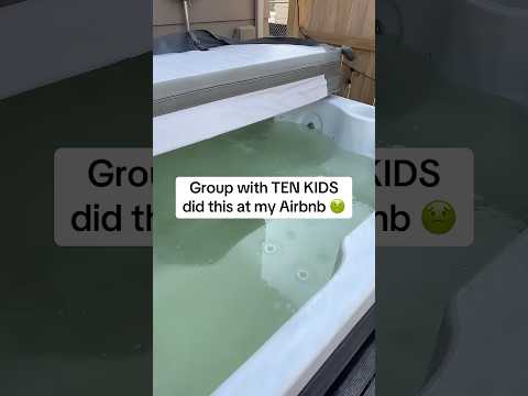 Airbnb guest with TEN KIDS left my house like this...￼