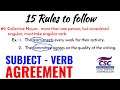 Subject-Verb Agreement Concepts