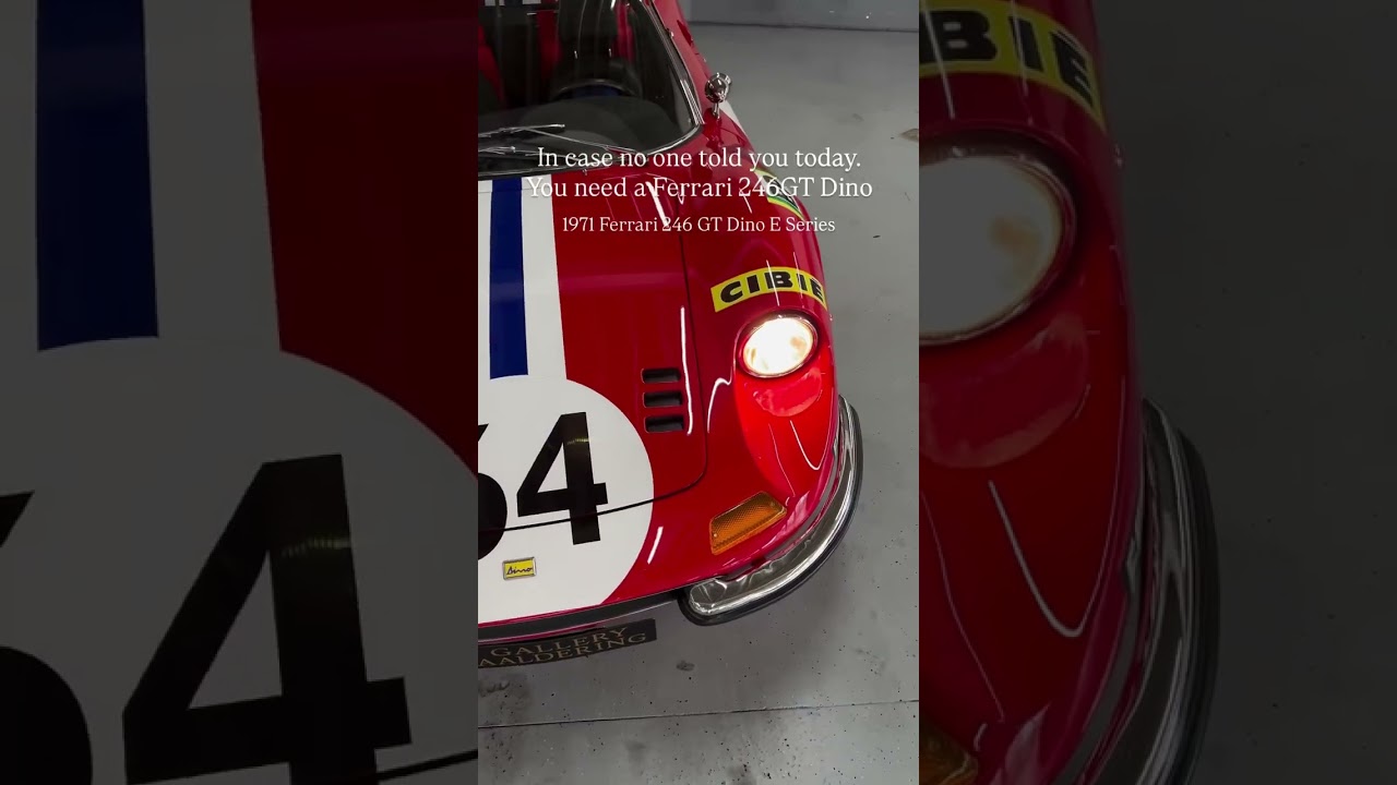 Anteprima video del Ferrari Dino 246 GT (1971)