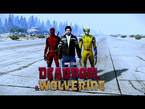 What If Deadpool And Wolverine Meet ShahRukh Khan | Deadpool And Wolverine ( GTA 5 )