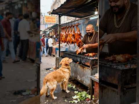 Cute dog save his grandfather😭#goldenretriever #dogs #rescue