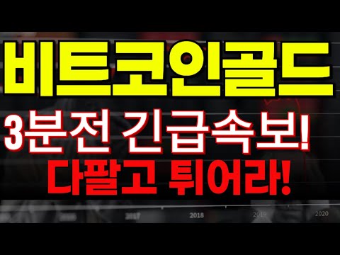 🔴[비트코인골드 코인전망] 🏆3분전 긴급속보!!🏆다팔고 튀어라!!🔥🔥