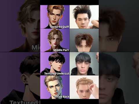 anime hair tutorial ✨ for men's 🗿 #hairstyle #men