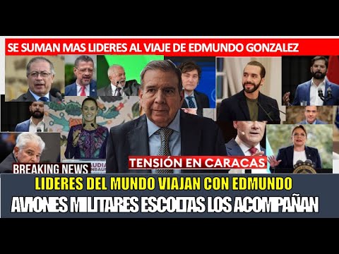 UTIMA HORA!! PRESIDENTES VIAJARAN con EDMUNDO a la JURAMENTACION con AVIONES ESCOLTAS