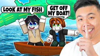 Trolling Random NOOBS On Roblox FISCH!