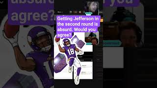 Getting Justin Jefferson in the second round is absurd. Would you agree? #dfsstrategy #dfs #bestball