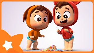 Balões Gato | Lea e Pop Português | Música Infantil | O Reino Infantil