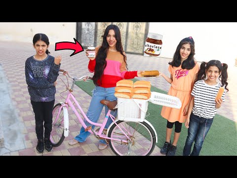 قصة بياعة سندويشات النوتيلا و بياعة الشريرة !! شفا