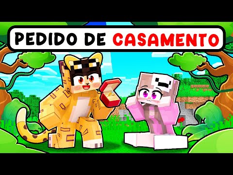 GAROTO LEOPARDO me PEDIU em CASAMENTO no MINECRAFT!