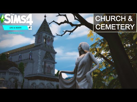 Church & Cemetery (GIVEAWAY🎁) "Life and Death" | THE SIMS 4 | Stop Motion