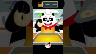 Colorful Donuts #panda #chef #forkids #redmon