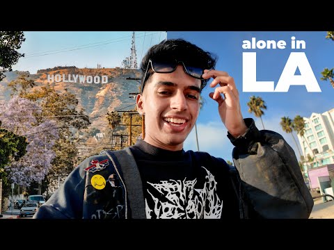 i went to Los Angeles alone...✈️☀️