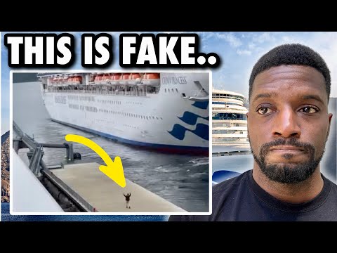 FAKE PIERRUNNER! Man Pretends To Be Left By Cruise Ship For Attention