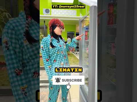 NUR BUKA PUASA PAKE ES PORORO | sc: @nurrayni25real #shorts #videolucu #nurrayni25real