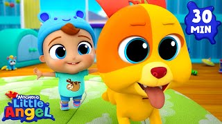 Be Gentle, Baby John 🐶 Learning to Play with Bingo | Kids Songs & Nursery Rhymes | Little Angel