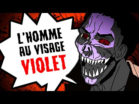 L'homme au visage VIOLET...