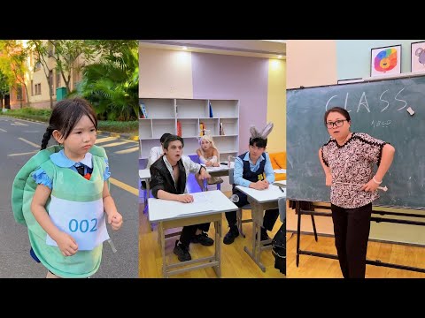 龟兔赛跑：最终小兔子与小乌龟共同冲向终点#小丑 #天使