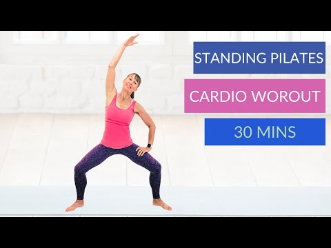 Standing Cardio Workout | No Jumping | Includes Warm Up and Cool Down Stretch | 30 Minutes