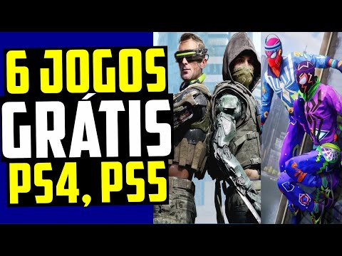 6 JOGOS GRÁTIS AGORA no PS4 e PS5 Pra TODOS +DLC SPIDER!!