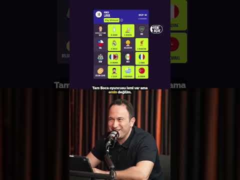 Müjdat M. Muratoğlu, “Futbol Bingo”da, verilen oyuncuları ilgili kategorilerle eşleştiriyor. 👀