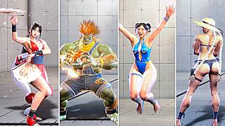 SF6 ALL Fighters Perfect KO Reactions