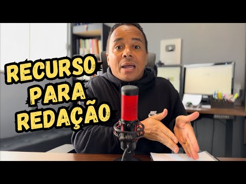 RECURSO PARA REDAÇÃO DE CONCURSO