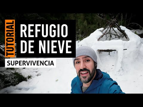 REFUGIO DE SUPERVIVENCIA en la NIEVE! Se puede hacer en un día