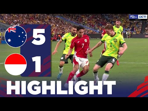 FULL HIGHLIGHT! AUSTRALIA (5) VS (1) INDONESIA | AFC ASIAN QUALIFIERS ROAD TO 26