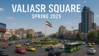 Walking in Valiasr Square, Tehran 🇮🇷 | The Heart of the City@IranMotion