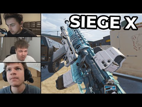 Streamers FIRST TIME Playing Siege X... (CRAZY CLIPS)
