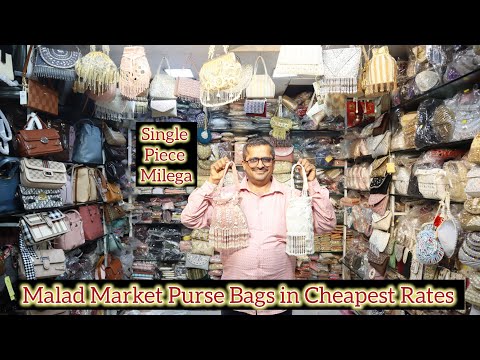 Malad Purse Bags In Cheapest Rates/ Single Piece Milega / Bags for Gifting/ Bridal Bags