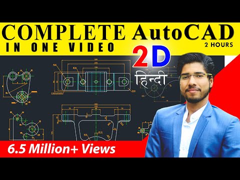 AutoCAD in 2 Hours | Complete AutoCAD (2D) in Hindi for Beginners | Mechanical, Civil, Arch