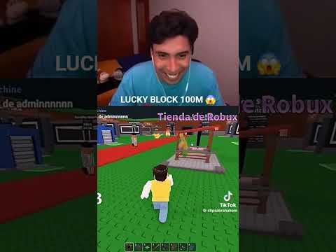 Lucky block 100 millones #viralvideo #roblox #juegos #memes #humor #elabrahaham #shorts #clips #edit