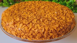 بسبوسة كيك بذوق الكراميل 😋سهلة اقتصادية لذيذة جداا بحجم عائلي مستحيل تجربيها ومتعوديهاش 👍