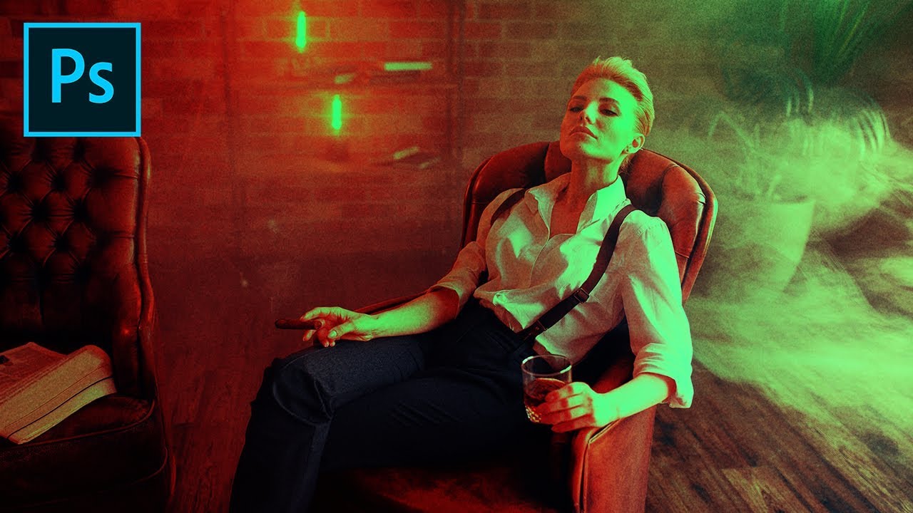 The EVIL Red-Green Color Grade with Photoshop!