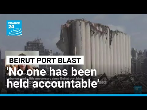 YouTube video thumbnail: Lebanon Marks 5 Years Since Beirut Port Blast