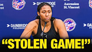 Aaliyah Boston CALLS OUT WNBA REFS After Indiana Fever Loss to Dallas Wings!