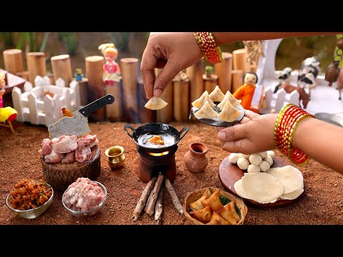 Tiny Samosa | Street Food | Perfect Samosa | How to Make samosa |Mutton Keema Samosa |The Tiny Foods