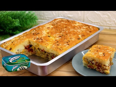 LEVE SABOROSA E MOLHADINHA - TORTA DE SARDINHA PERFEITA